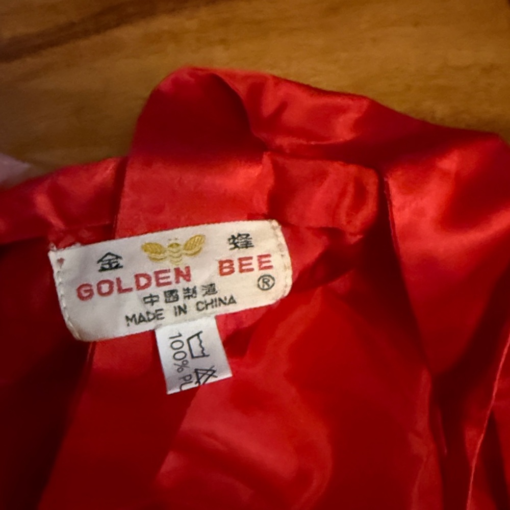 Brand New Red Dragon Embroidered Kimono Robe 100% silk - Picture 5 of 6